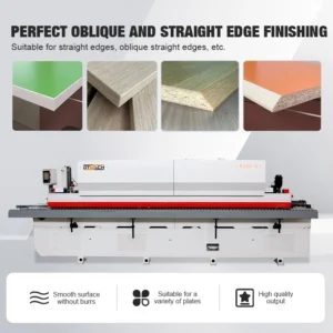 Professional PUR Automatic Edgebander for 45 Degree Bevel Oblique Straight Sealing Single Side Gluing for MDF Plywood Door