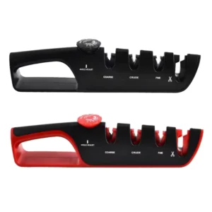 Professional Stainless Steel ABS Knife Sharpener Fast Sharpening Four-in-One Multifunction Semi-Automatic Sharpeners for Knives