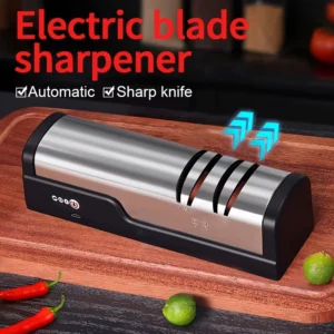 Professional USB Rechargeable Portable Electric Sharpener Adjustable Angle Sharpener 20 Degrees Straight Edge for Kitchen Knife