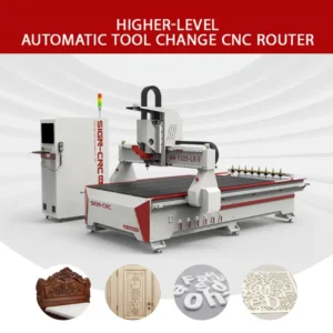 Professional Woodworking Machinery 2 Year Warranty Multi Function Wood Cutting Engraving 3 Axis Auto Tool Change