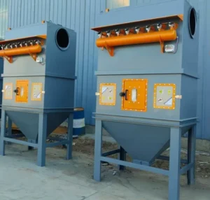 Pulse Bag Dust Collector Environmentally Friendly Three-phase AC/DC Carbon Steel High-Temperature Resistant 99% Efficiency