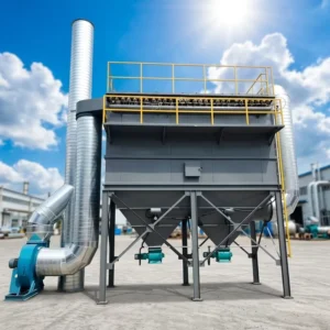 Pulse Jet Bag Filter Dust Collector with Engine for Cement Plant 99.99% Purify Efficiency