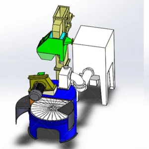Q35 Series Rotary Table Sand Blasting Machine