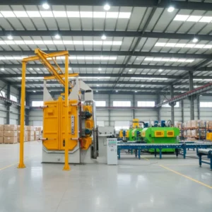 Q37 Series Large Automatic Hook Shot Blasting Machine Heavy Duty Eco Friendly Engine PLC Controlled High Productivity Pump Motor