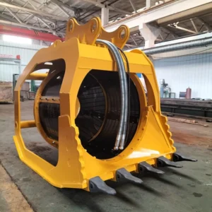 Qunlongxing Engineering Sieving Bucket Digger Roller Screen Hydraulic Drive Rotary Sand Gravel Separation Sand Washing 10kg