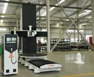 RC1525 Automatic 5 Axis Vertical CNC Carving Machine 3D Wood Styrofoam Foam Sculpture Router