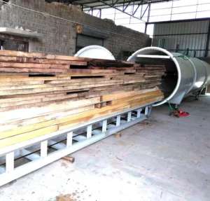 RF Wood Drying Machine High Frequency Vacuum Timber Drying Machine with Automatic Drying Process for Big Wood Boards Panels 3m3