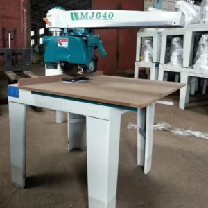 Radial Arm Saw Machine Wood Cutting Tool Multi Angle Precision Crosscut Table Saw for Wood Aluminum and Plastic Boards