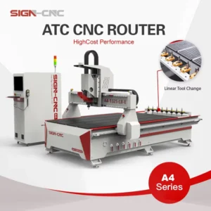 Reinforced Structure 3 Axis AtcCNC Wood Router Cutting 3D CNC Engraving Machine