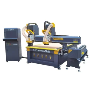 Multi Head Rotary CNC Router 4 Axis 3D CNC Wood Carving Machine with Double Spindles for Wooden Mold Acrylic Making