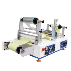 Roll to Roll High Accuracy Hot Melt Adhesive Coating Machine With Pump Motor For Lab Sample Making Plastic Wood Packaging 220V