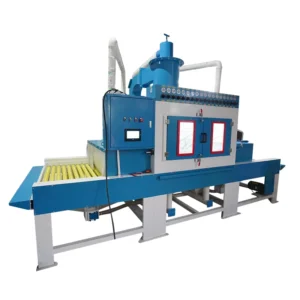 Roller Conveyor Automatic Sandblaster Sand Blasting Machine for Metal Rust Removal