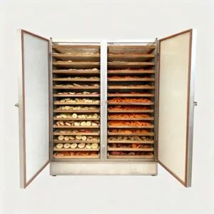 Rotary Drying Oven With PLC Control For Food Processing Energy Saving Low Noise