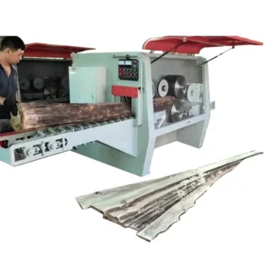 Round Log Multi Blade Vertical Rip Circular Saw Machine for Woodworking