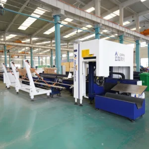 Round square rectangular Tube 3000w 6000w 12kw Fiber Laser Metal Pipe Cutting Machine for Stainless Steel Aluminum Tube