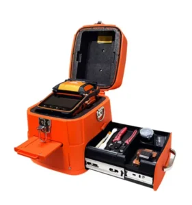 S9 Fiber Optic Fusion Splicer 6 Motors Core Alignment Red Light Source DC 12V