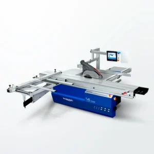 SAGA European Quality Heavy Duty Industrial Full Automatic Smart Woodworking Machinery 45 Degree Cutting Sliding Table Panel Saw