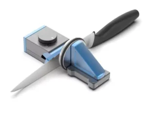 SGE SG7007 Upgraded Version Manual Aluminum Rolling Diamond Knife Sharpener 400-800 Grit Universal Wheel Sliding Design