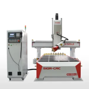 SIGN 1325 ATC CNC Foam Wood Acrylic 3D Carving Engraving Drilling Milling 4 Axis CNC Router Machine