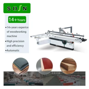 SOSN Automatic Wood Cutting Machine Vertical MDF Sliding Table Panel Saw Machine