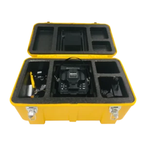 ST3100A Fusion Splicer 6 Motors Core to Core Splicing Machine Touch Screen LCD High Capacity Battery Trunk Line Splicing Machine