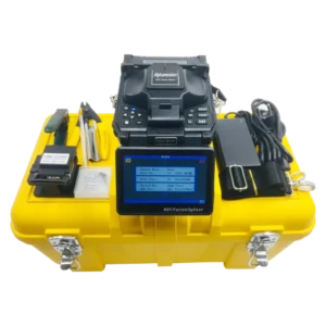ST3100A Multi language SM&MM Automatic Six Motors Intelligent Splicer Method FTTH Fiber Optic Splicing Machine
