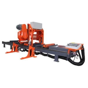 SW40 Electric Hydraulic Horizontal Band Sawmill Wood Cutting Saw Machine