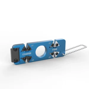 SY5323M Outdoor Hand-held Multi-Purpose 2-Stage Mini Knife Sharpener With Multi-Grit For Camping