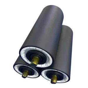 Sand Stone Mining Heavy Duty Frame Bracket Carrier Troughed Trainer 159mm HDPE UHMWPE PVC Plastic Conveyor Roller