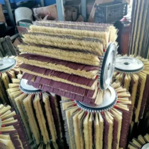 Sanding Machine Use Polishing Sisal and Sandpaper Sanding Roller Brush