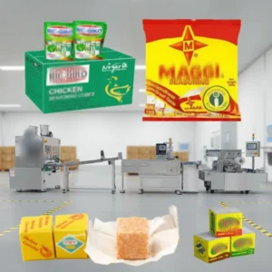 Seasoning Cubes Making Line Chicken Jumbo Broth Cube Making Plant Bouillon Cubes Making Plant