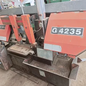 Second Hand GB4250 Heavy Duty Band Saw 500mm Cutting Swing 1200mm Processing Length Metal Cutting Tool