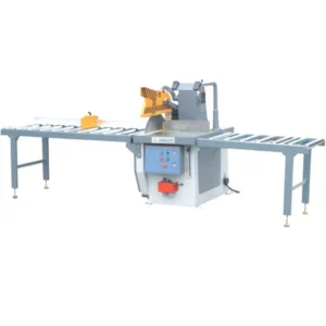 Semi Auto Timber Wood Cutting Saw Woodworking Cross Cut Saw Machinery
