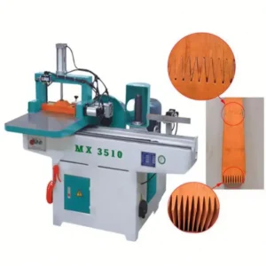 Semi Automatic Electrical Woodworking Tenoning Machine with Comb Finger Jointer and Sliding Table Board