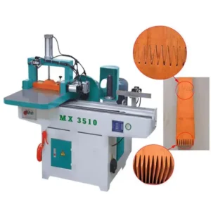 Semi Automatic Electrical Woodworking Tenoning Machine with Comb Finger Jointer and Sliding Table Board
