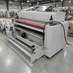 Semi-Automatic UV Coating Machine with Feeder Take-Up Poster Coil Material Coater Roller Machines 380V