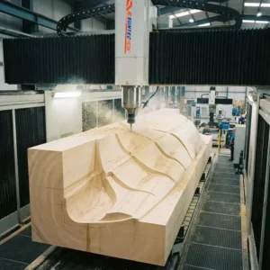 Shipbuilding 5 Axis CNC Router Heavy Duty Spindle Marine Propeller Pattern Aero Grade 5 Axis CNC Aviation Component Trimming