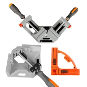 Single Handle 90 Degree Woodworking Clamp Thickened Aluminum Alloy Right Angle Clamp Tool for Assembly Bar Clamps