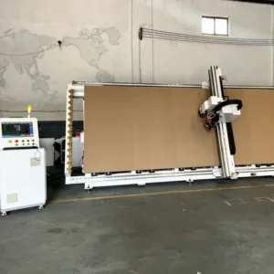 Single Siemens YASKAWA Motor High Rigidity CNC Router Automatic Tool Changer Vertical for Woodworking Industry Panel
