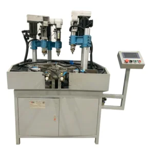 Six Station Rotary Drilling and Tapping Machine Multi Axis Drilling and Tapping Teeth