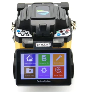 Skycom T 306Pro Fusionadora Fibra Optica Fiber Optic Fusion Splicer With Fiber Cleaver Stripper for FTTH FTTX Network