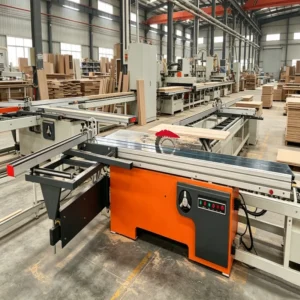 Sliding Table Saw Multifunctional Woodworking Saw Smooth Sliding Rail for Furniture Manufacturing Work
