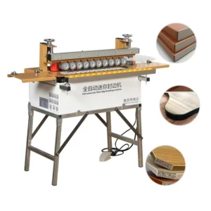 Small Automatic Gluing and Trimming Portable Edge Banding Machine