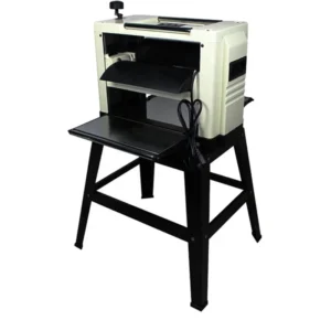 Small Bench Planer Wood Surface Thickness Planer with Bracket 1500W 41Kg Sliding Table Equipped