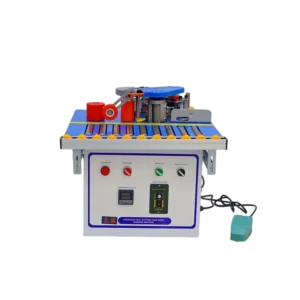 Small Edge Bander with Trimmer Automatic Tape Cutting 6-60mm Width for PVC ABS Wood Veneer Home Workshop