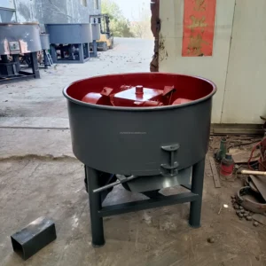 Small Grinding Machine Wheel Roller Grinding Pan Mixer For Charcoal Powder