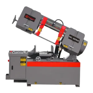 Small Manual Hydraulic Semi Automatic Band Saw Machine with Engine for Steel and Aluminum Profiles and Cutting Steel Plates