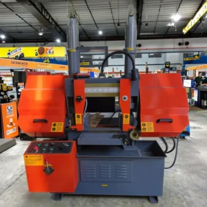 Small Metal Band Sawing Machine GB4230 Hydraulic Locking 1.1kW Motor