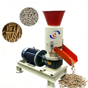 Small Pellet Machine Stainless Steel Biomass Wood Pellet Mill with Engine for Sawdust Straw Feed Processing Farm Home Use