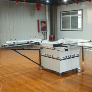 Small Precision Sliding Guide Wood Cutting Saw Machine